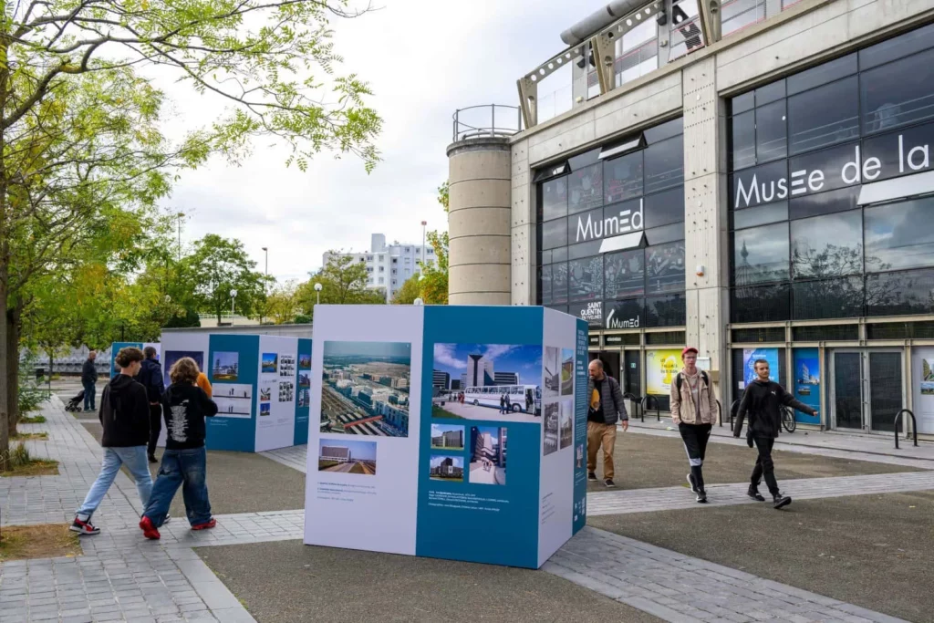 SQY labellisée Ville et pays d'art et d'histoire 8 Expo Archiweek au Mumed © C. Lauté, Sqy