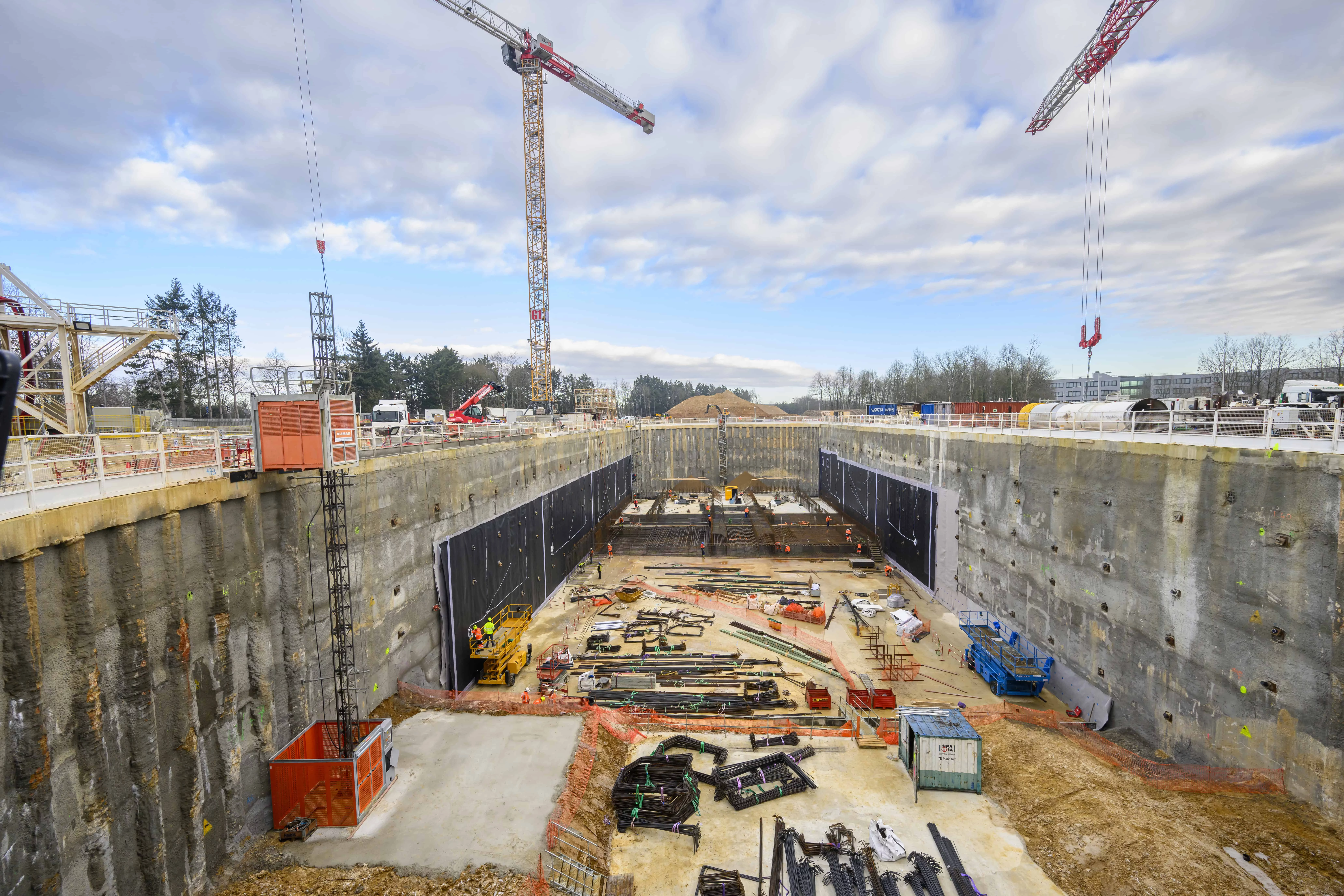 La ligne 18 et ses aménagements 1 Travaux sur la gare de la ligne 18