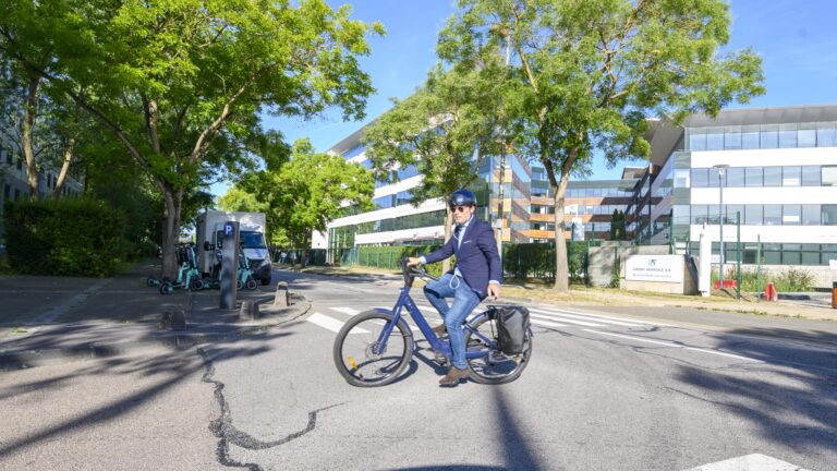 pratique du vélo et vélotaff à SQY illustration