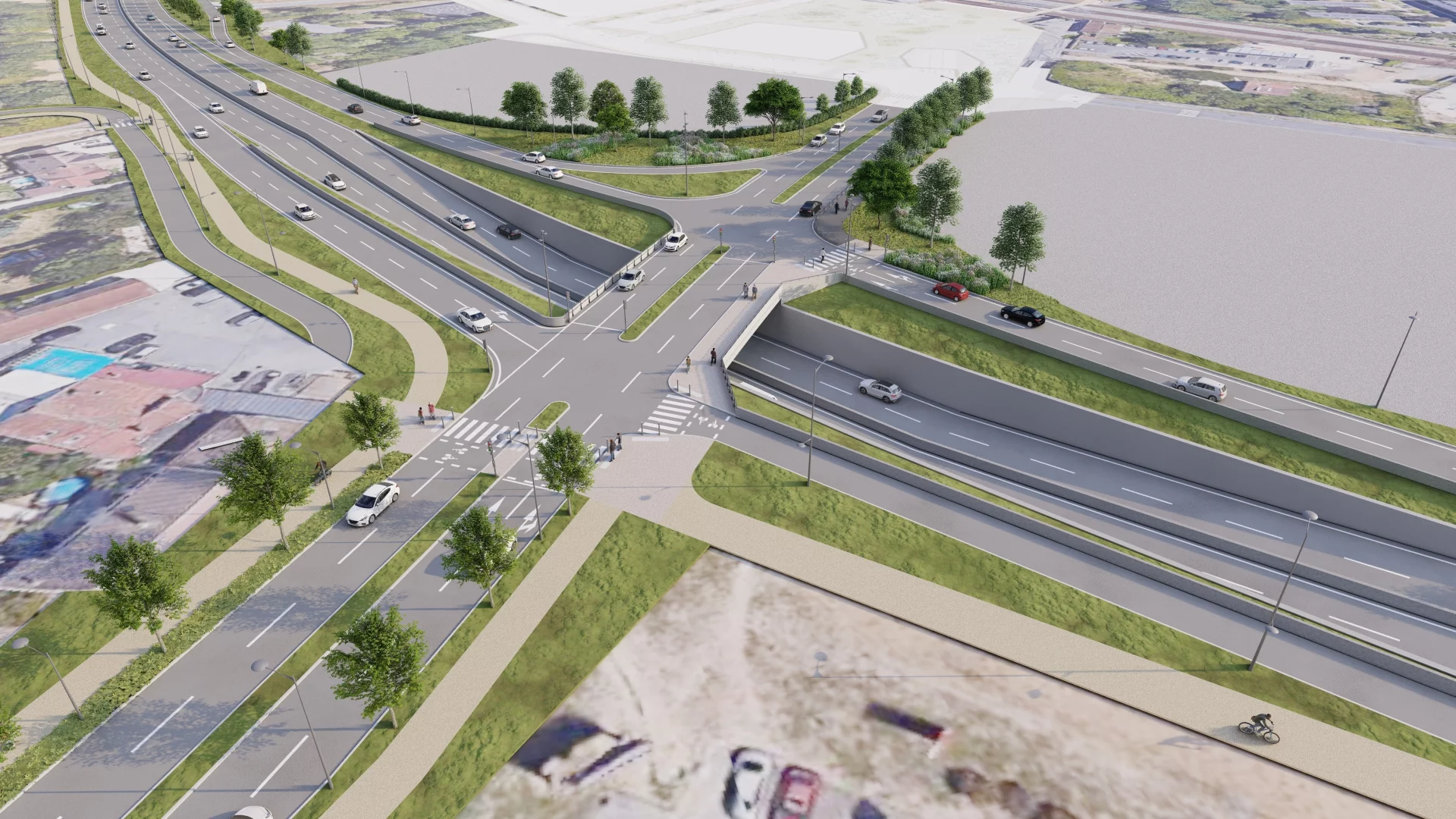 RN10 : réaménagement du carrefour de La Malmedonne 5 Carrefour de la Malmedonne 4