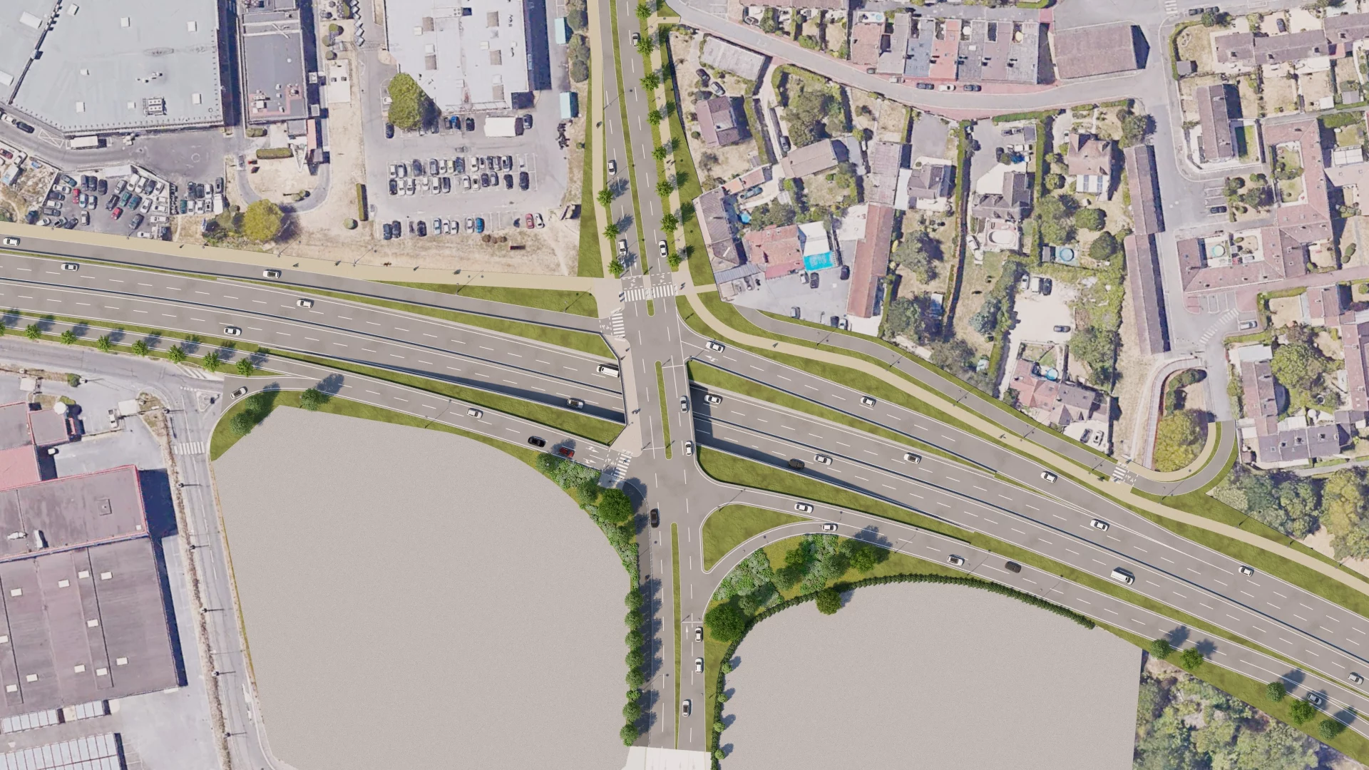 RN10 : réaménagement du carrefour de La Malmedonne 1 Carrefour de la Malmedonne 8