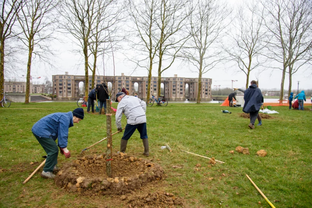 Découvrez les vergers participatifs sur le territoire de SQY ! 1 Plantation Verger la sourderie
