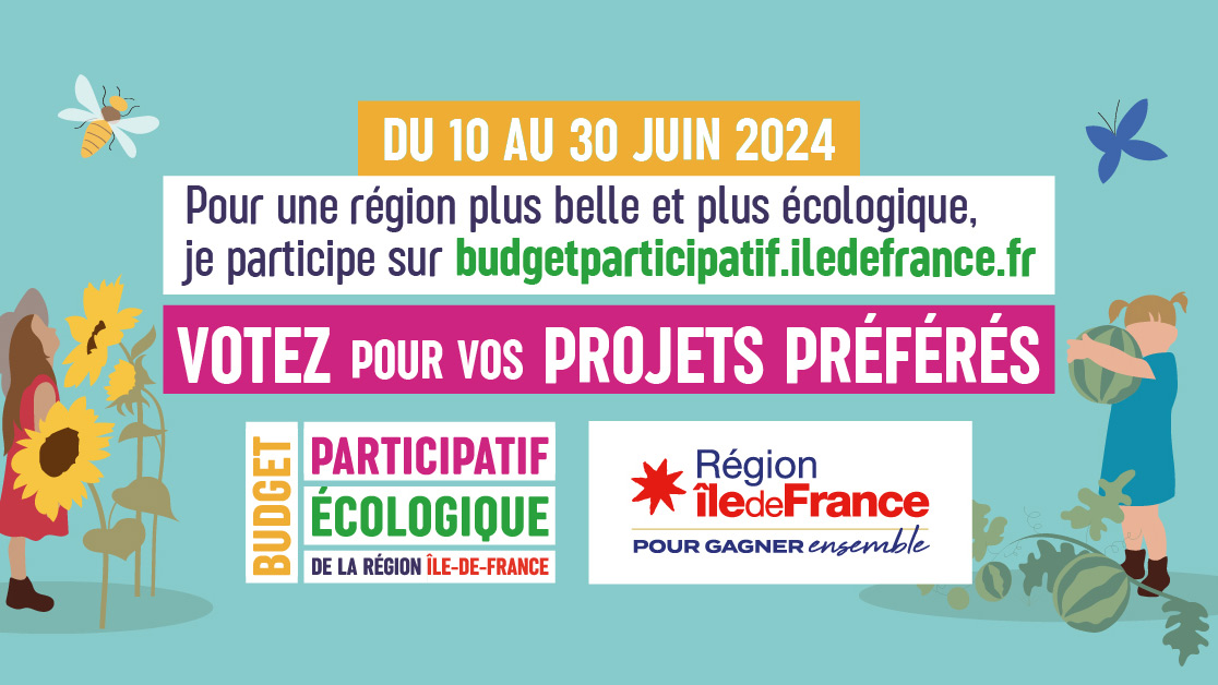 Budget participatif écologique ile de France 2024