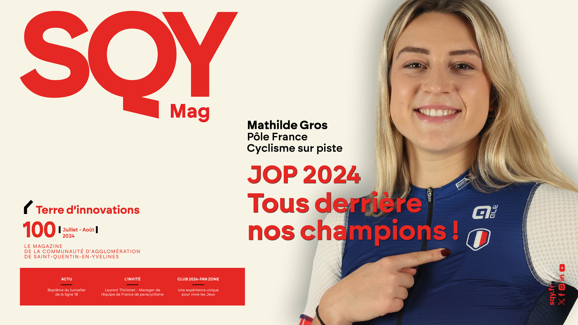 SQY Mag 100 juillet 2024 Champions SQY