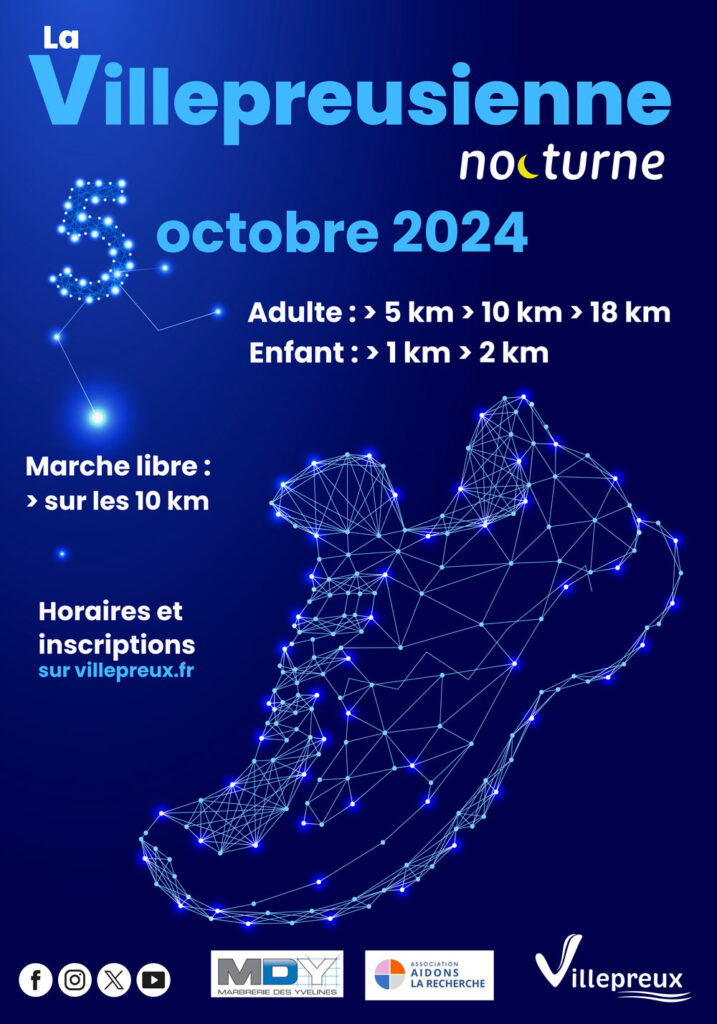 la villepreusienne courses à pied 2024 affiche