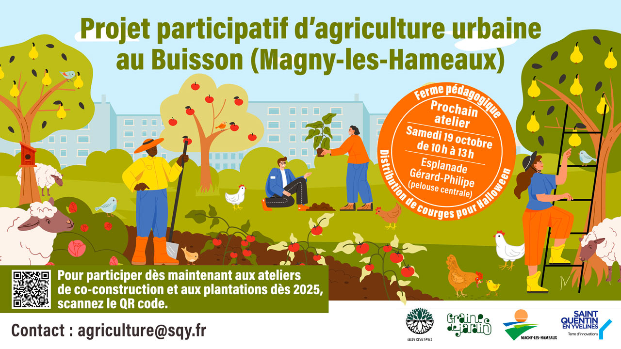 Au buisson agriculture urbaine Magny les Hameaux