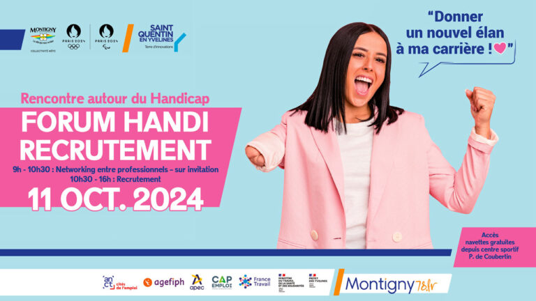 Forum handi recrutement Montigny-le-Bretonneux 2024