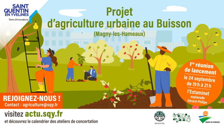 Un nouveau projet d'agriculture urbaine à SQY | Quartier Au Buisson