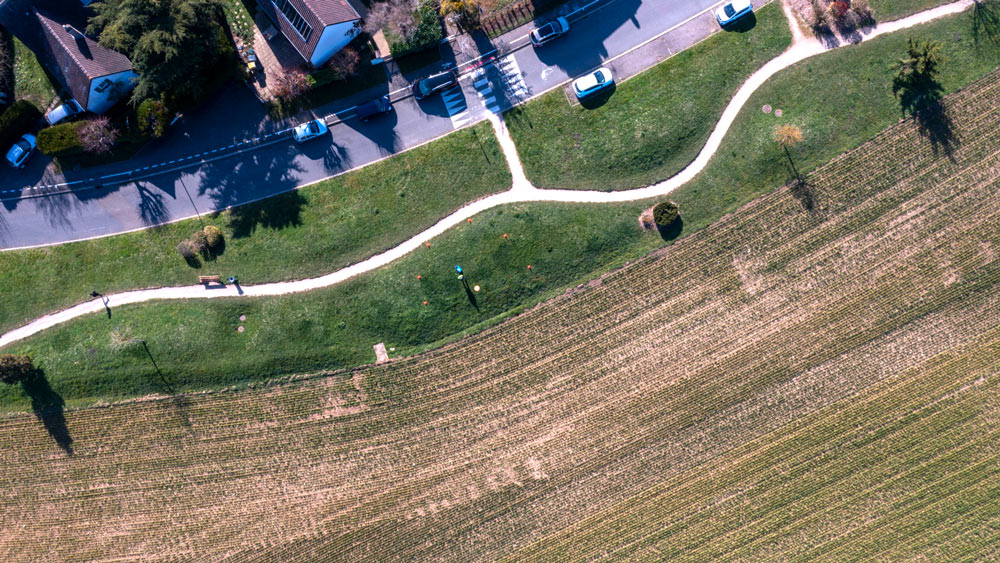 Villepreux vue aérienne ville de SQY