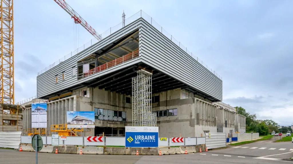 Hôtel de police de SQY : le futur en approche 41 Hôtel de police de SQY travaux Elancourt
