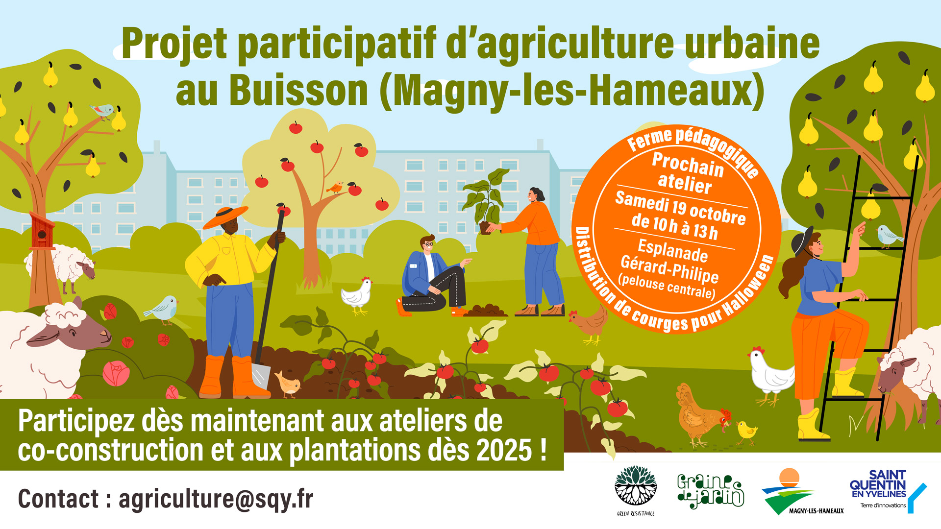 le buisson projet participatif agriculture urbaine