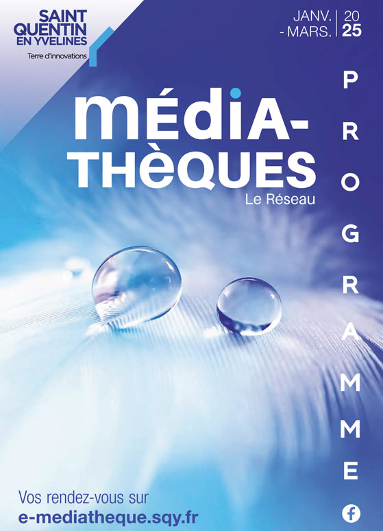 Programme médiathèques 2025 janvier mars couverture