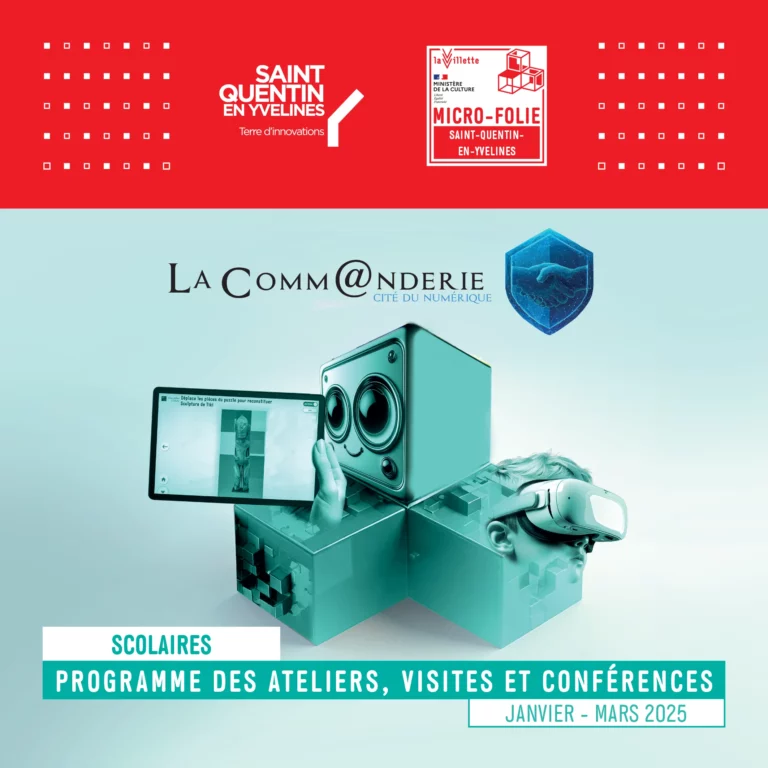 La Commanderie, cité du numérique 2 Couv Plaquette final WEB Prog scolaires janv mars 2025 1