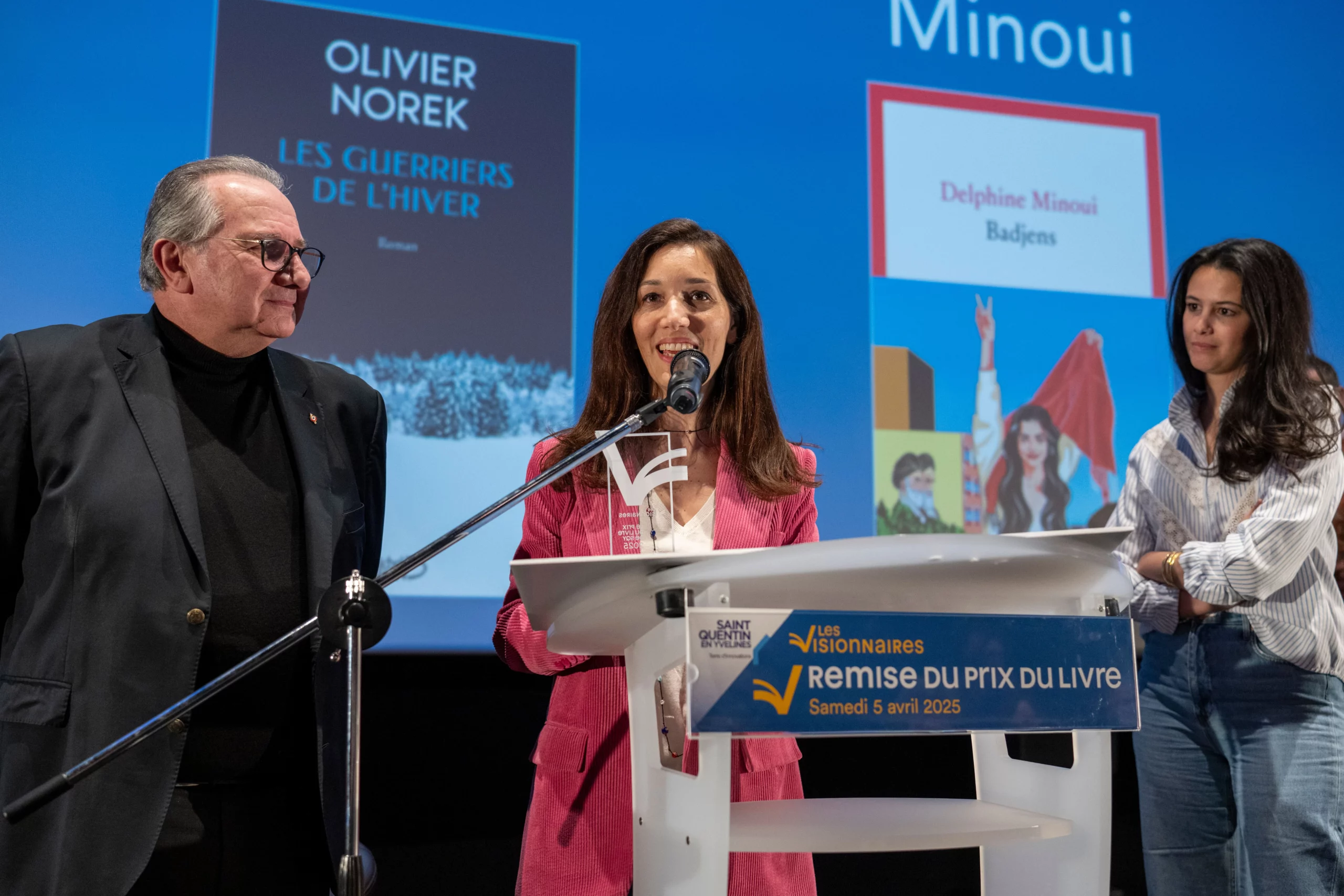 Prix du Livre « Les Visionnaires » 2025 : Delphine Minoui lauréate à SQY 3 Lauréate 2025 - Delphine Minoui