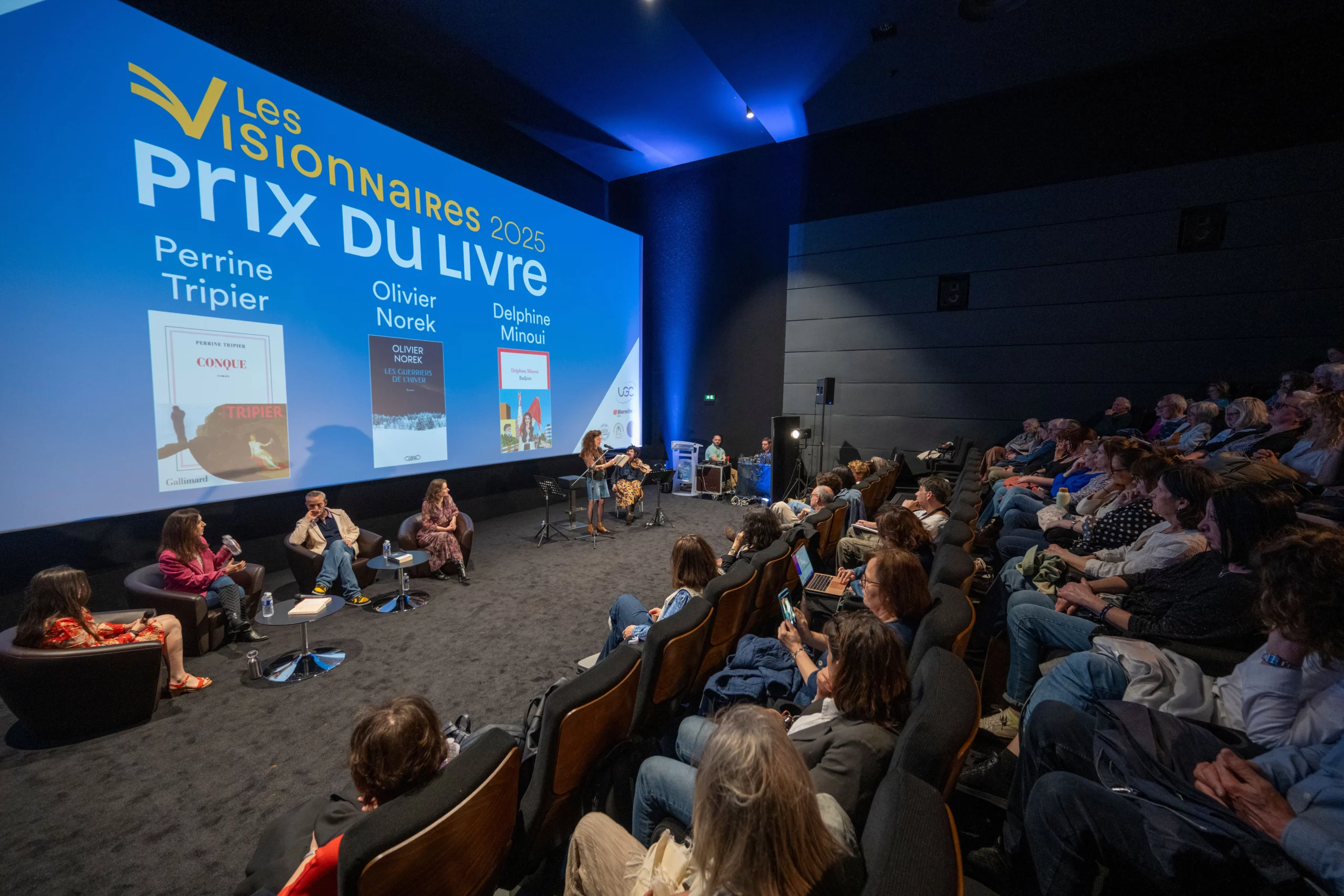 Prix du Livre « Les Visionnaires » 2025 : Delphine Minoui lauréate à SQY 7 Salle de cinéma - UGC prix du livre 2025