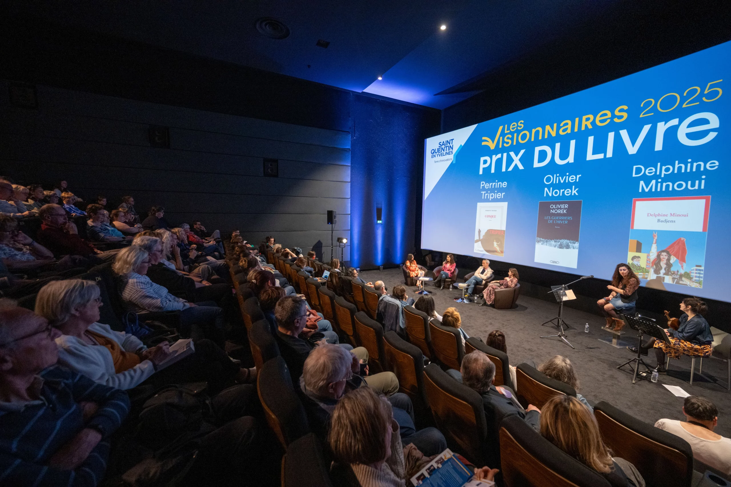 Prix du Livre « Les Visionnaires » 2025 : Delphine Minoui lauréate à SQY 5 UGC - prix du livre