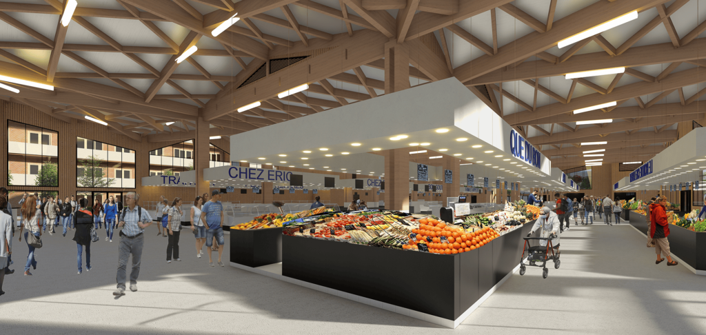 projet hall du marche maurepas
