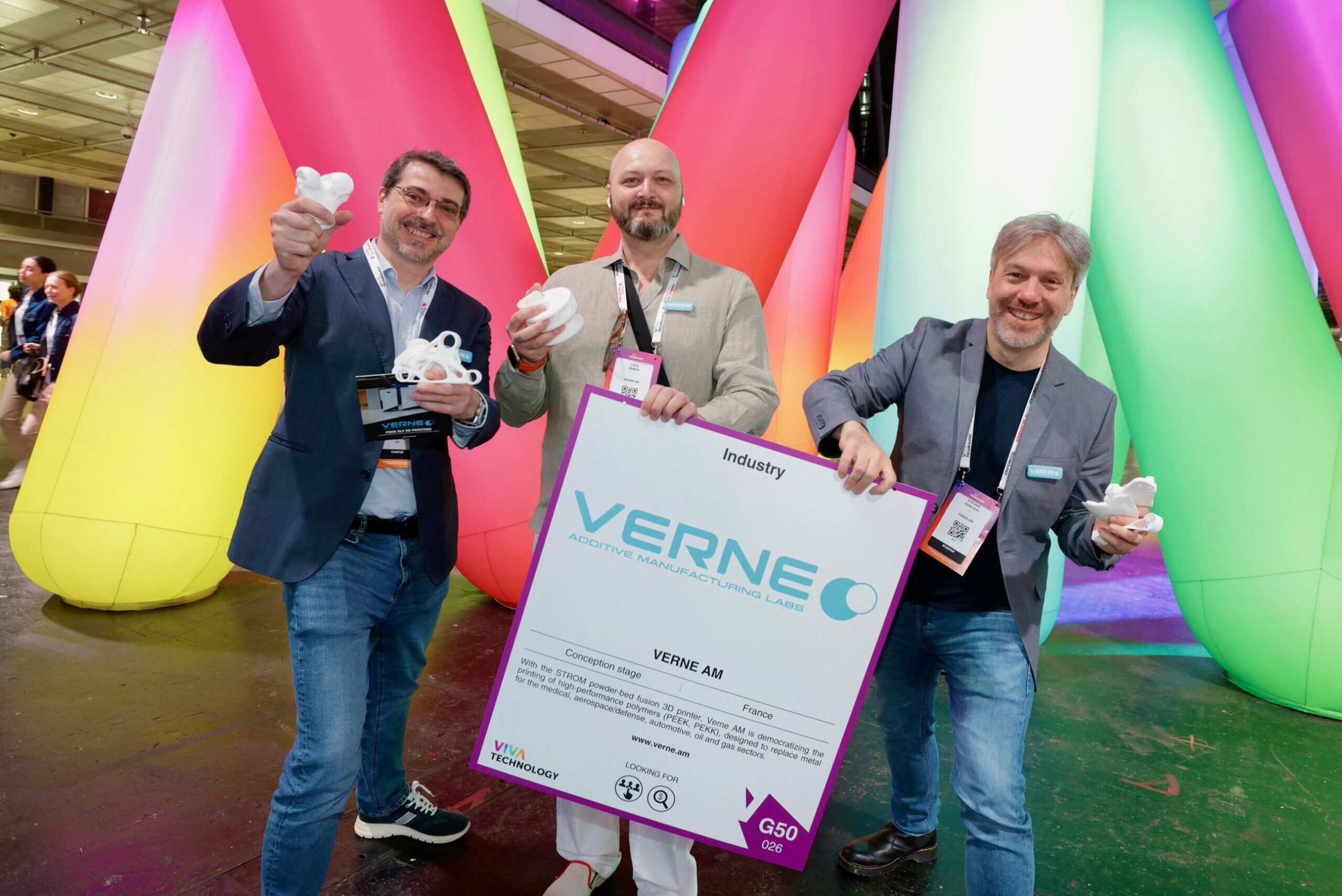 Les innovations Saint-Quentinoises brillent à VivaTech ! 5 Vernes vivatech