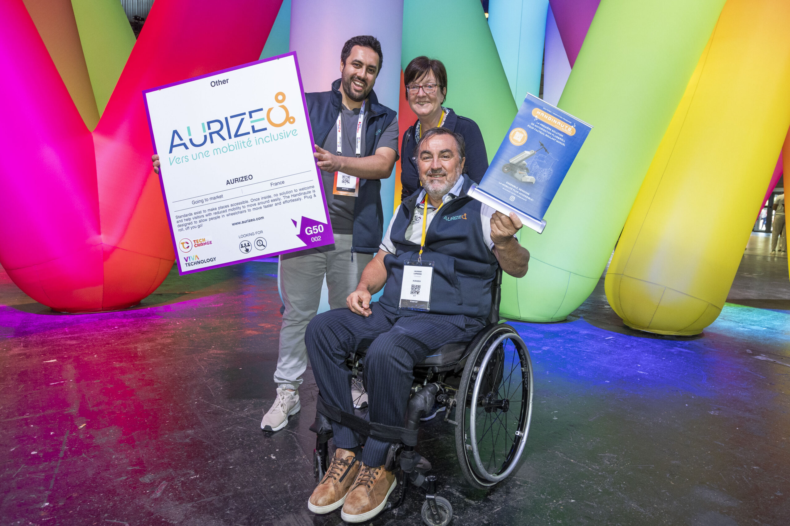 Les innovations Saint-Quentinoises brillent à VivaTech ! 1 aurizéo