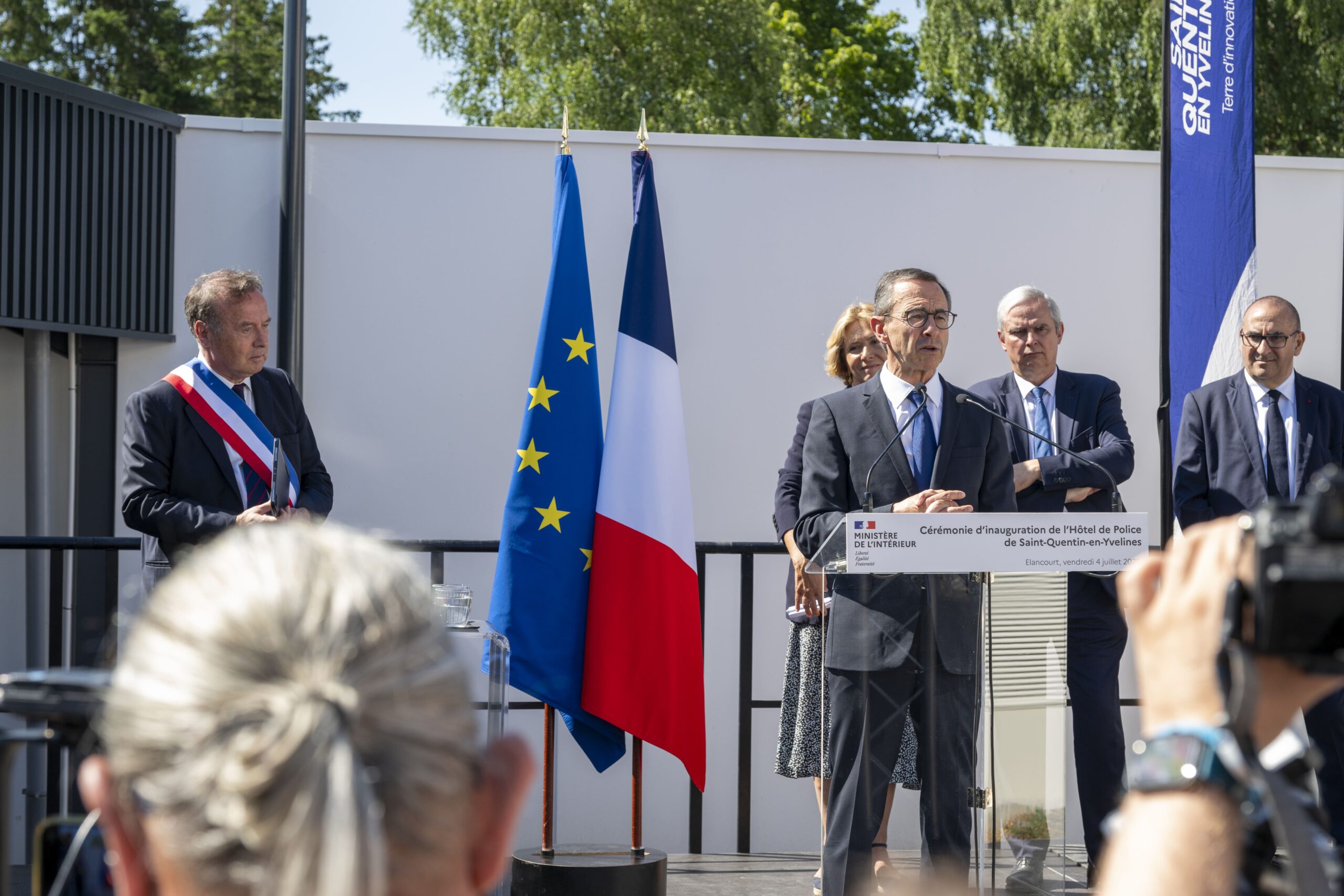 L’inauguration de l'hôtel de Police de SQY : un modèle d’innovation et de sécurité 6 inauguration de l'hôtel de Police de SQY Discours