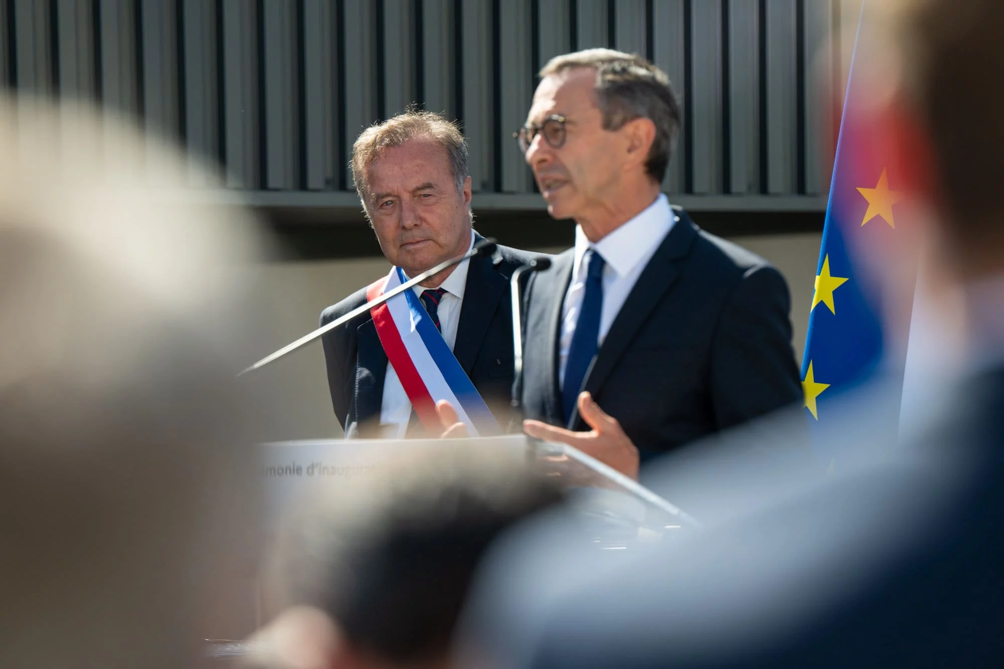 L’inauguration de l'hôtel de Police de SQY : un modèle d’innovation et de sécurité 4 inauguration de l'hôtel de Police de SQY Jean michel Fourgous