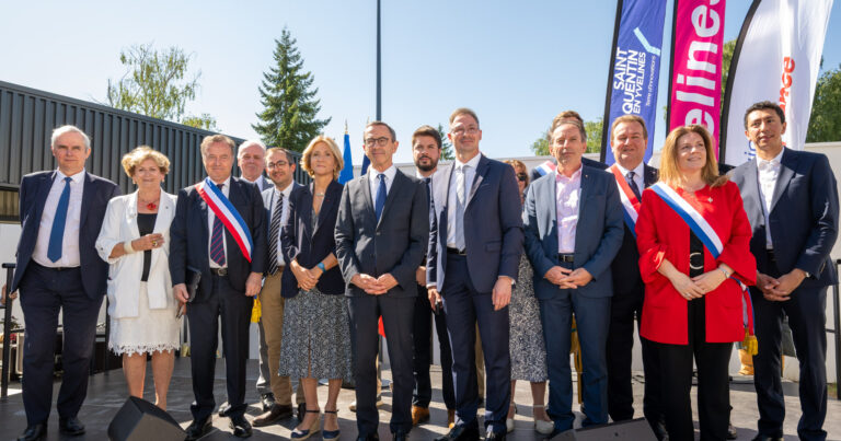 inauguration de l'hôtel de Police de SQY