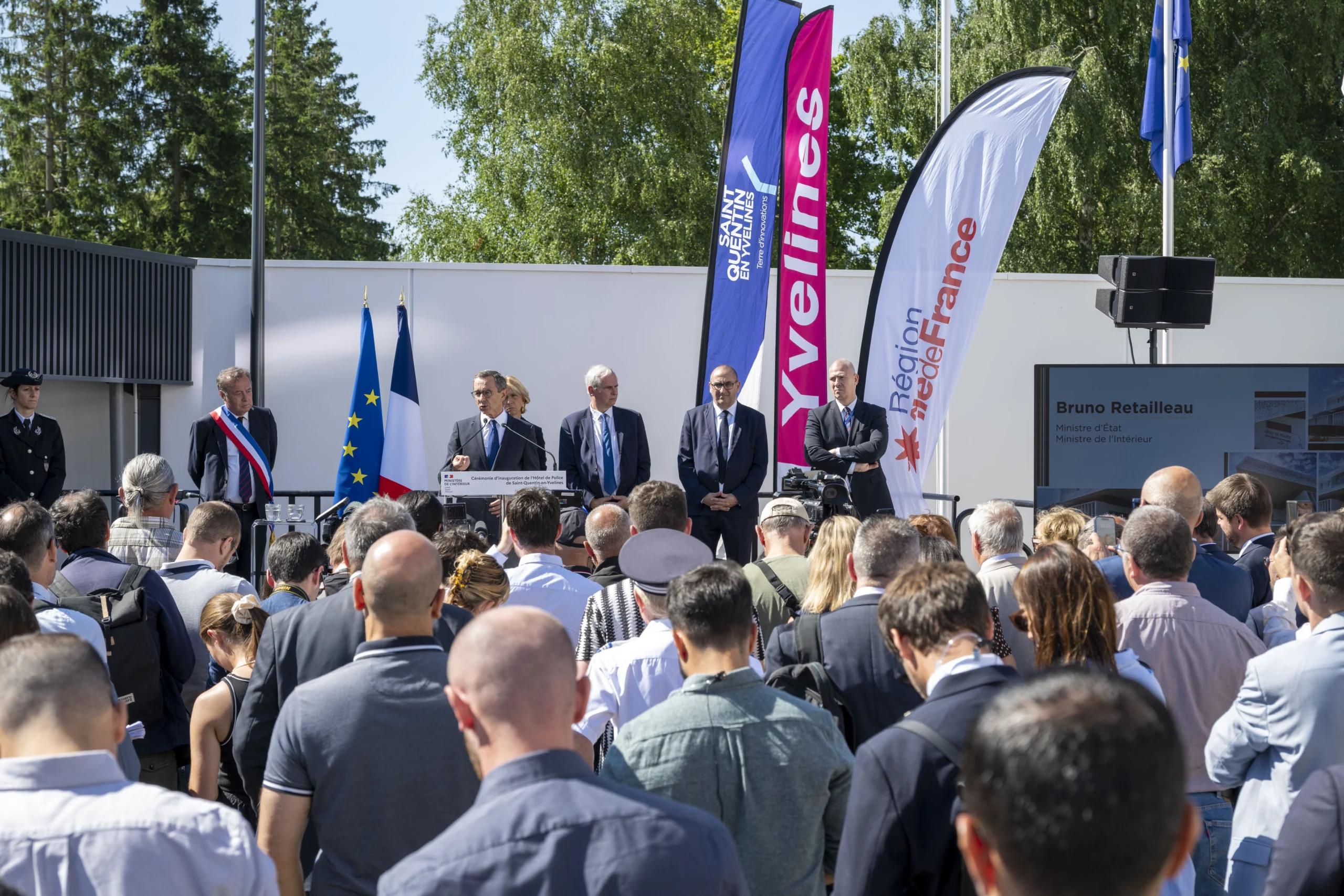 L’inauguration de l'hôtel de Police de SQY : un modèle d’innovation et de sécurité 7 inauguration de l'hôtel de Police de SQY