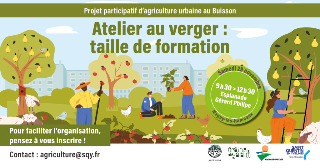 Le projet d’agriculture urbaine du Buisson 73 1200x630px SQY P.P.A.U Atelier au verger 29 nov 2025