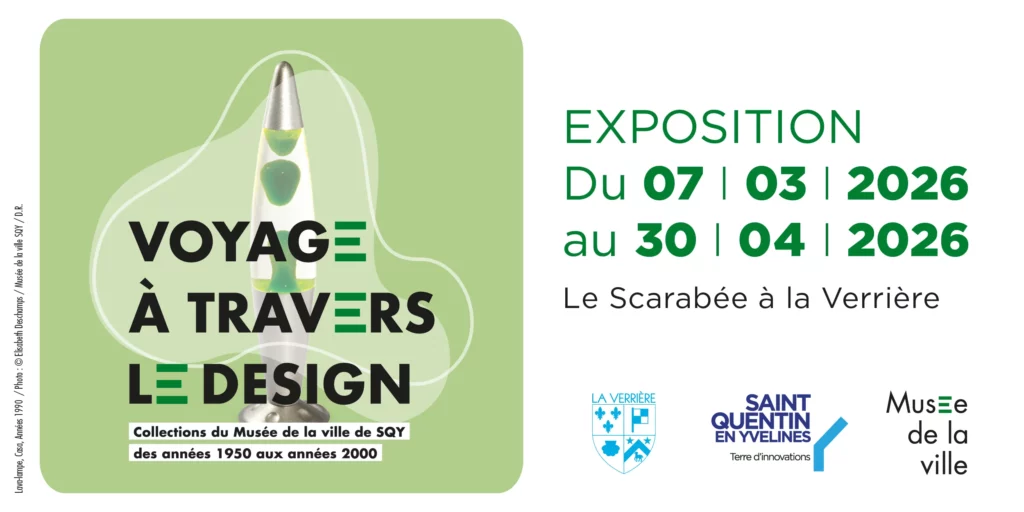 Voyage à travers le design : Exposition à la Verrière 56 VISU WEB VOYAGE A TRAVERS LE DESIGN FORMAT 600x300