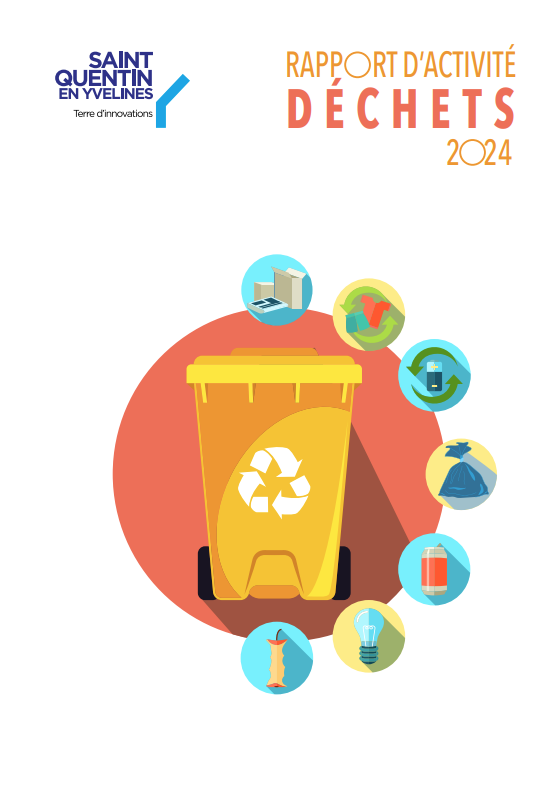 couverture rapport d'activité déchets 2024