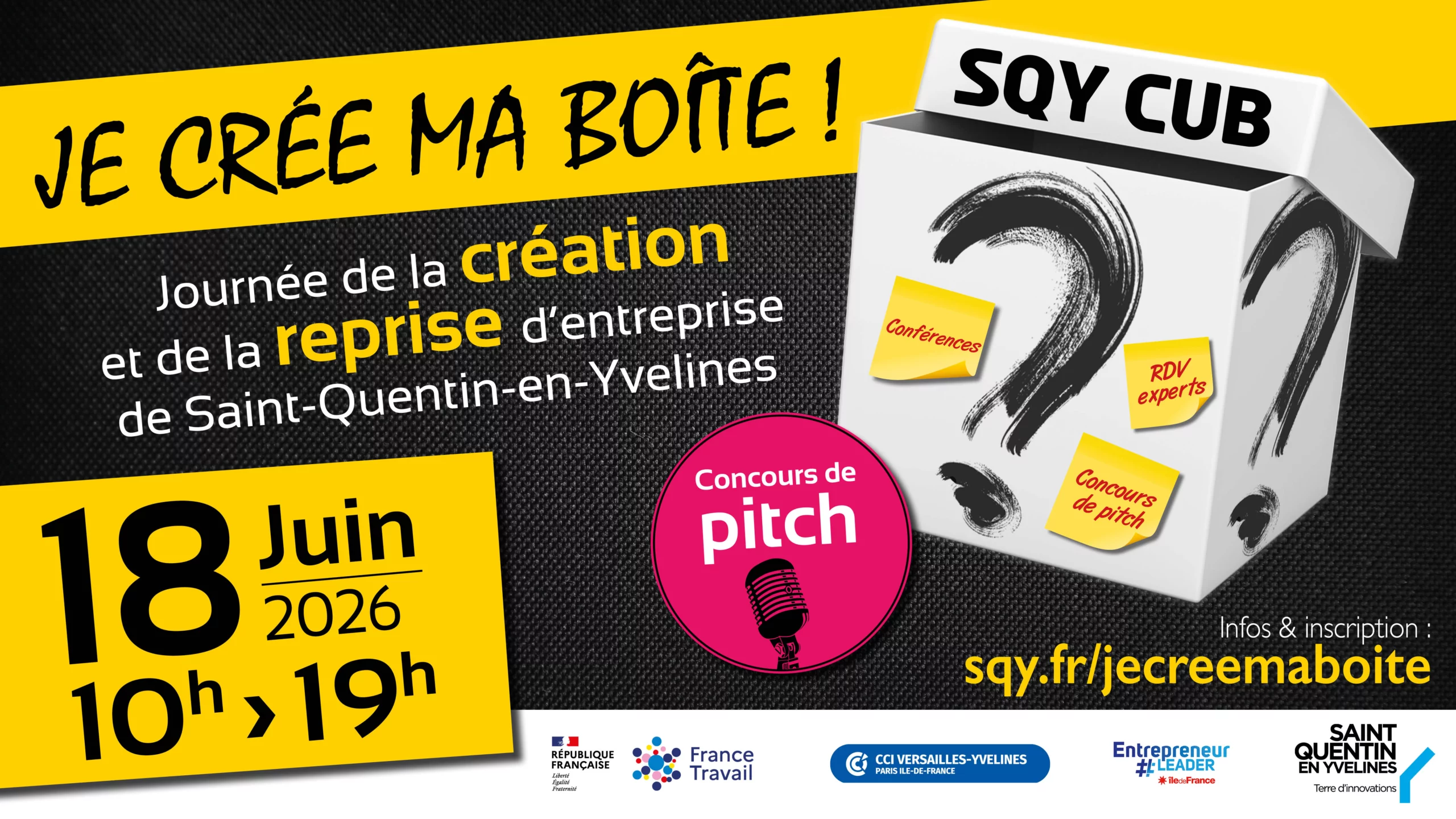 Je crée ma boîte