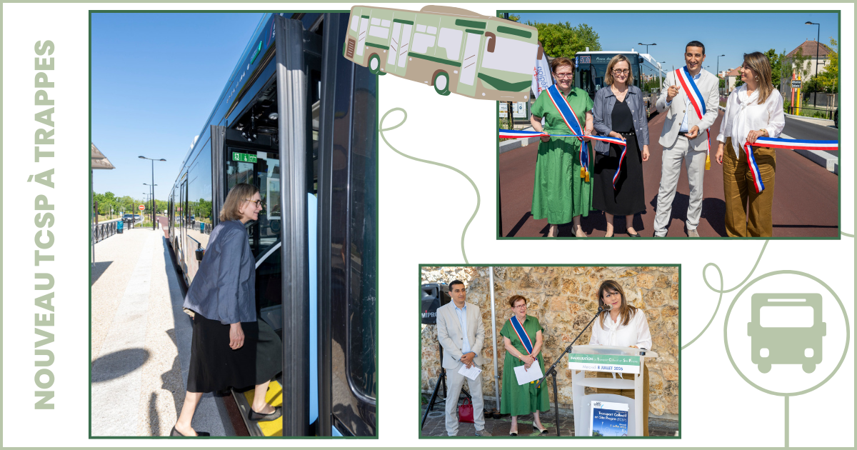 Nouveau TCSP à Trappes : Vos voies de bus améliorée à SQY 1 INAUGURATION TCSP TRAPPES