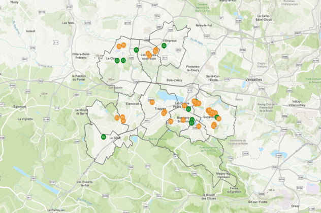 Carte des sites de compostage 1