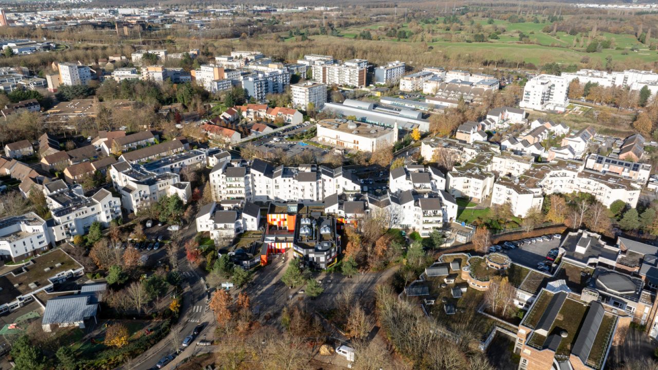 default aerienne plaine de Neauphles / Merisiers  Drone