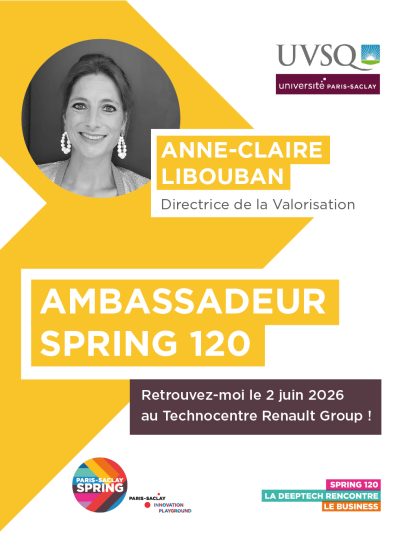 Paris-Saclay SPRING 2026 : La deeptech rencontre le business 15 Anne-Claire Libouban UVSQ