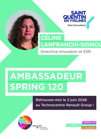 Paris-Saclay SPRING 2026 : La deeptech rencontre le business 16 Céline Lanfranchi-Signol SQY