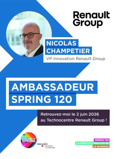 Paris-Saclay SPRING 2026 : La deeptech rencontre le business 11 Nicolas Champetier Renault Group