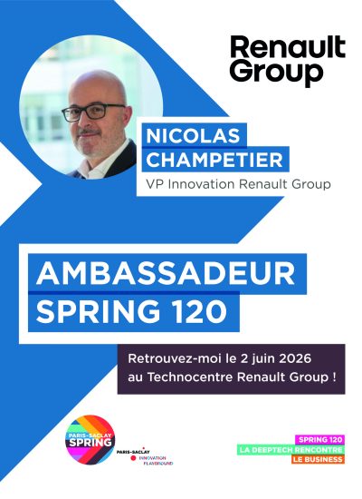 Paris-Saclay SPRING 2026 : La deeptech rencontre le business 11 Nicolas Champetier Renault Group